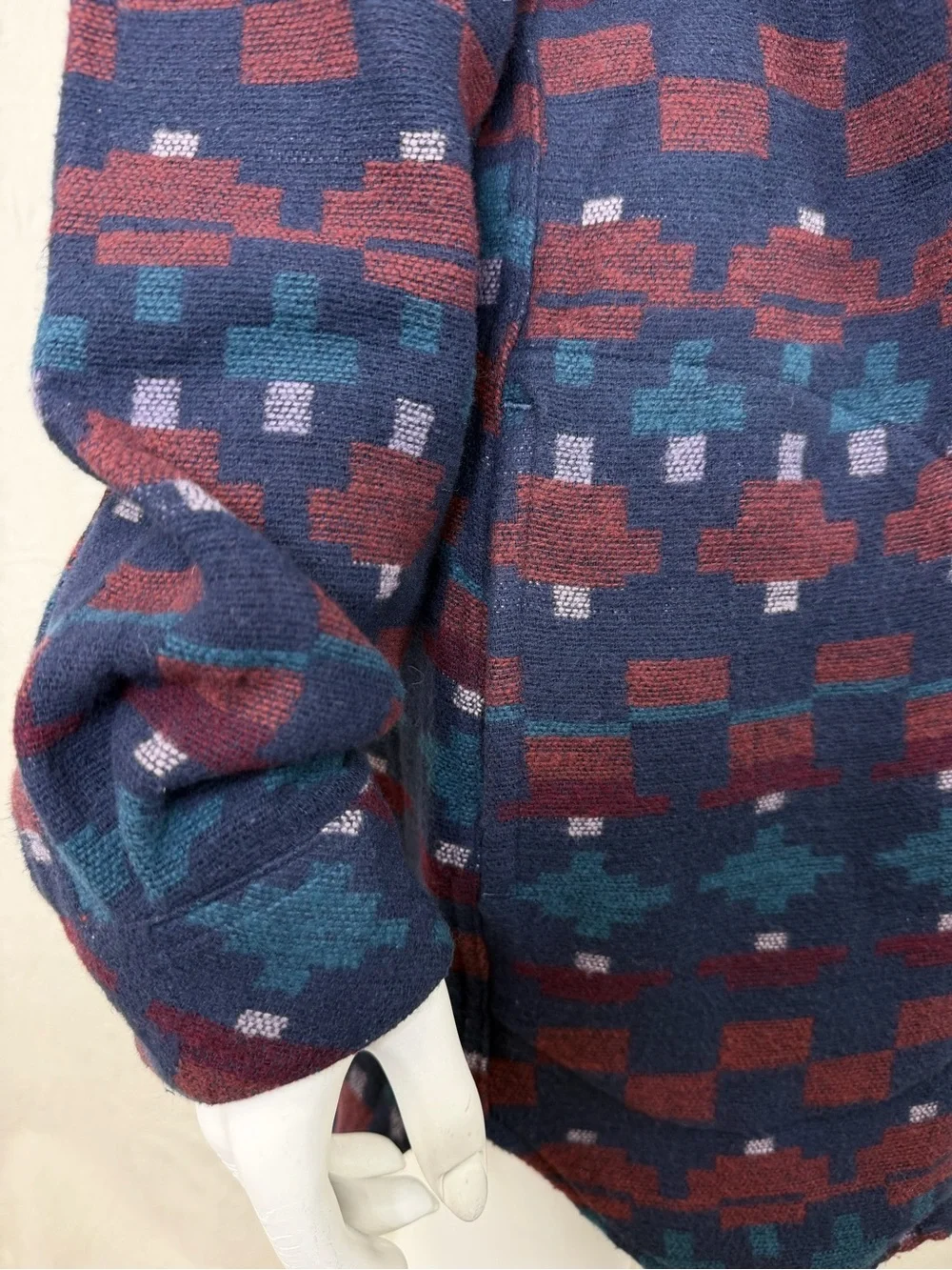 LL Bean Signature XL NWT Aztec Patterned Southwestern Chamois Tunic Shirt Jacket